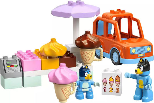 LEGO Duplo Ice Cream Trip With Bluey for 2+ Years 22 Pieces
