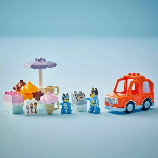 LEGO Duplo Ice Cream Trip With Bluey for 2+ Years 22 Pieces