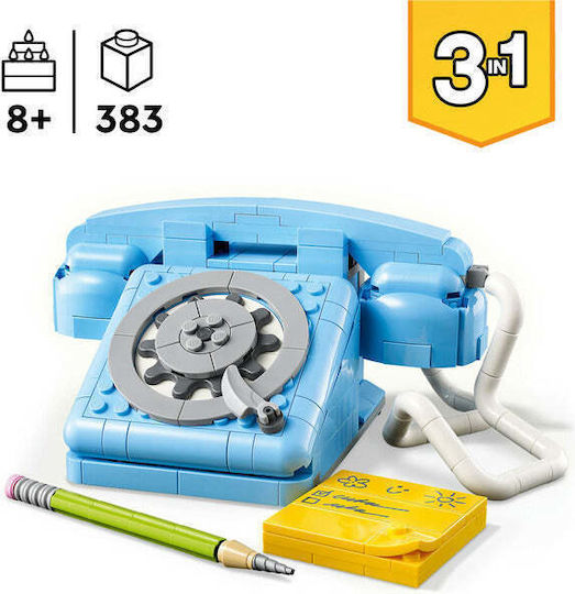 LEGO Creator Retro Telephone για 8+ Ετών 383τμχ