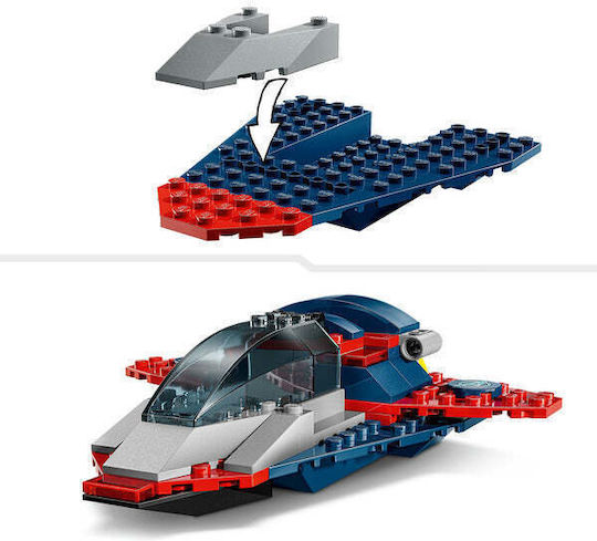 LEGO Super Heroes Captain America Pentru 4+ Ani 107 Bucăți