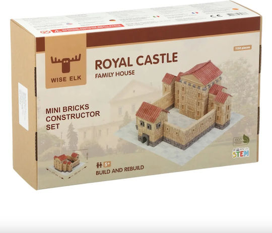 Wiseelk Wooden Construction Toy Royal Castle