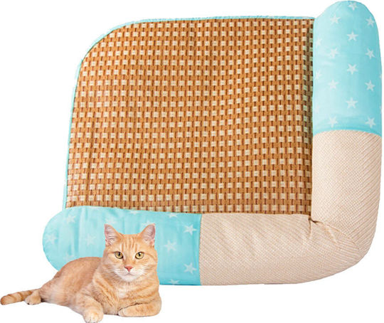 Fluffy Cat Bed with Scratching Pad 65x55cm For All Cats