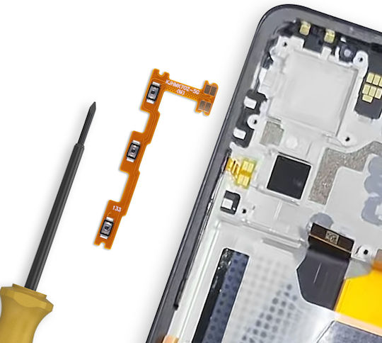 Clappio Резервен Кабел За Клавиши За Сила На Звука Xiaomi 14T 14T Pro Златен