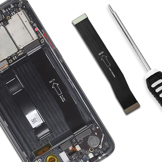 Cablu Flex De Conexiune Placă De Bază Clappio Xiaomi Mi 9 Smartphone Negru