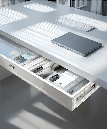 Ergo Office Plastic Sertar de birou Alb