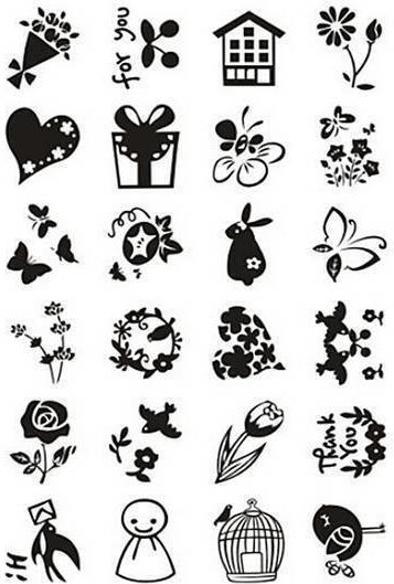 Briefmarke Kleine Designs 15.5x11cm