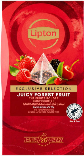 Tea Lipton Exclusive Selection Pyramids Forest Fruits 25 Bags