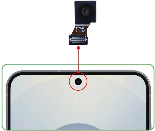 Samsung Предна Камера 12mp Galaxy S25 Оригинална Връзка Лента Черна
