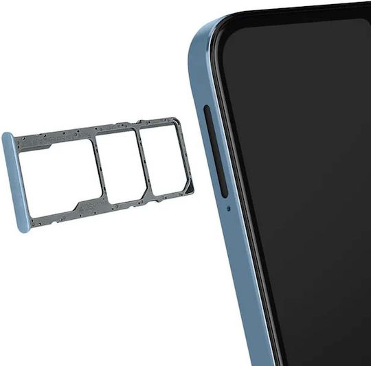 Clappio Dual Nano MicroSD SIM Card Tray Realme Note 60 Blue