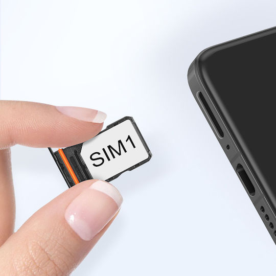 Clappio Двойна Nano SIM Заместваща Скара Xiaomi 14 Ultra Черна