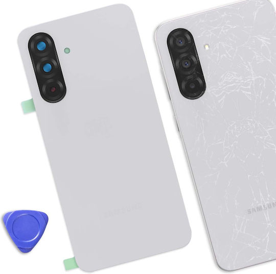 Clappio Akkuabdeckung Linsen Kompatibel Samsung Galaxy A36 Robuster Schutz Weiß