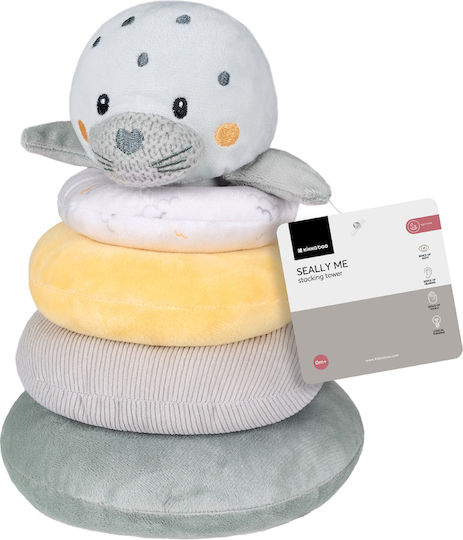 Kikka Boo Stacking Toy Seally me made of Fabric for 0++ Months