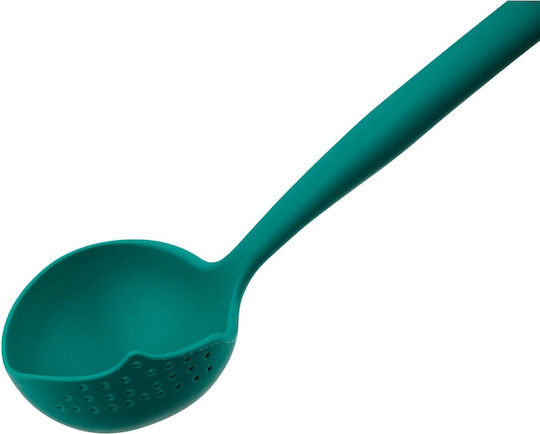 Tasty Deep Green Silicone Soup Spoon
