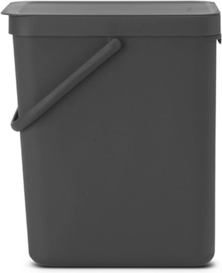 Brabantia Coș Sort & Go De Gunoi Din Plastic Gri 25lt