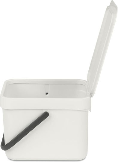 Brabantia Brabantia Mülleimer Sort & Go Kunststoff Hellgrau 6lt