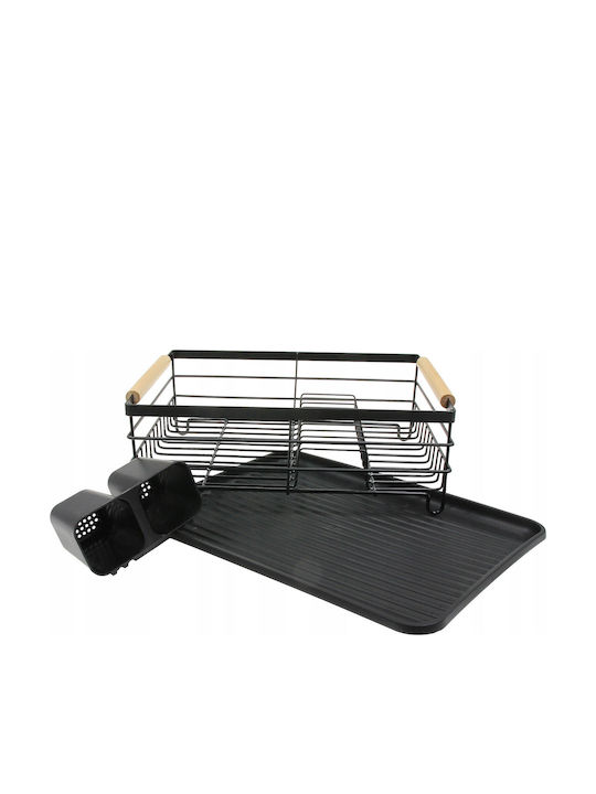 KING Hoff Metallic Black Sink Strainer 42.5x32x15.5cm