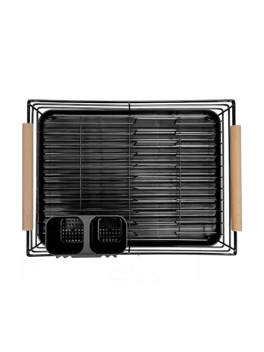 KING Hoff Metallic Black Sink Strainer 42.5x32x15.5cm
