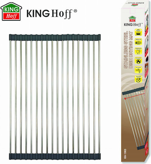 KING Hoff Spülbeckenrost Inox Graugrün 45x32cm