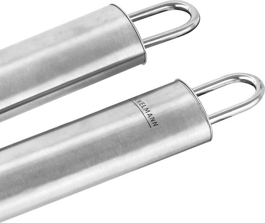 Fackelmann Knoblauchpresse aus Edelstahl 18cm