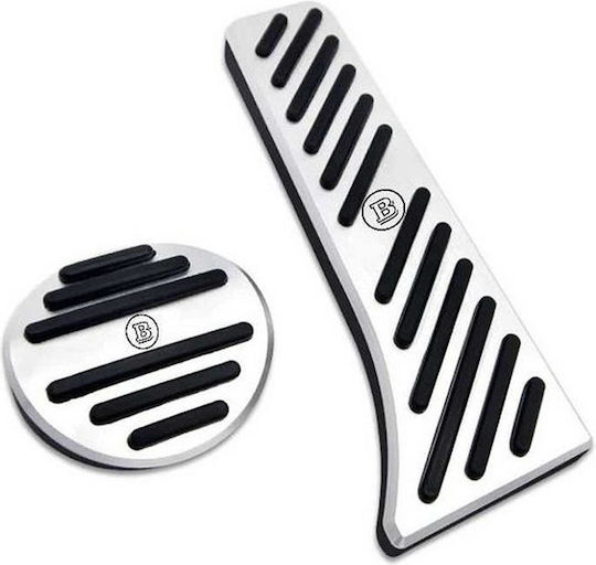 Aluminum Pedal Set Non Slip Brabus Sy-jtb0181 2 Pieces
