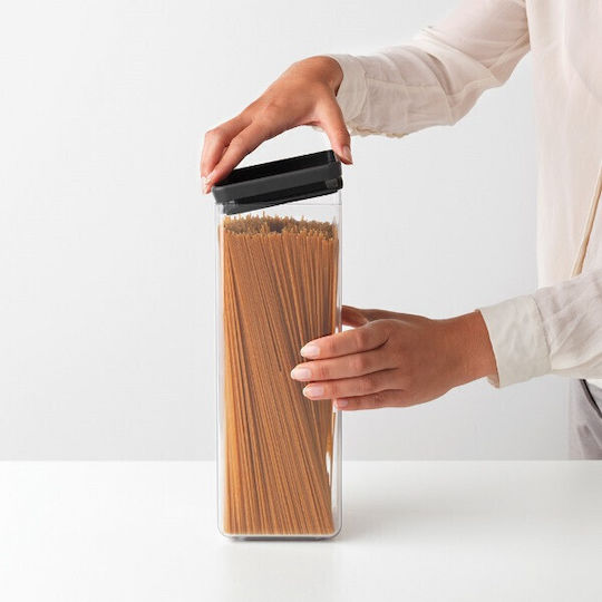 Brabantia General Use Vase with Plastic Lid Black 2500ml