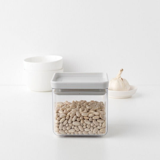Brabantia Βάζο Γενικής Χρήσης με Καπάκι Πλαστικό Λευκό 700ml