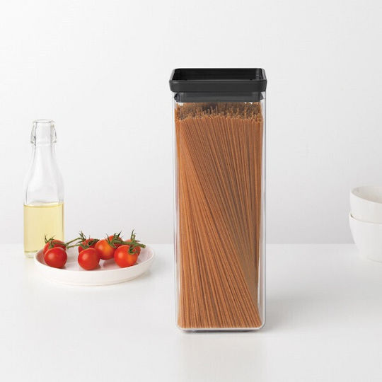 Brabantia General Use Vase with Plastic Lid Black 2500ml
