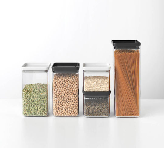 Brabantia General Use Vase with Plastic Lid Black 1600ml