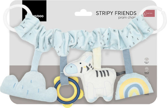 Kikka Boo Chain for Stroller with Mirror Stripy Friends for 0++ Months