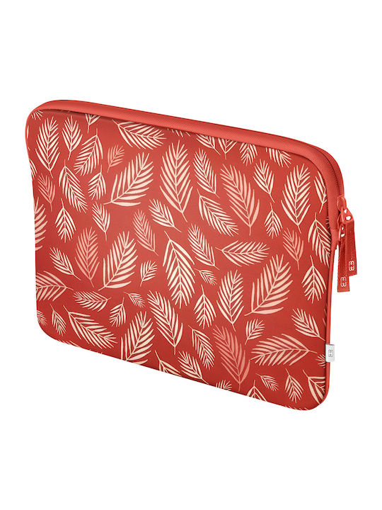 Mw Калъф Macbook Pro 13“/air 13” Basics Life Edition “botanic” Мотиви Червен