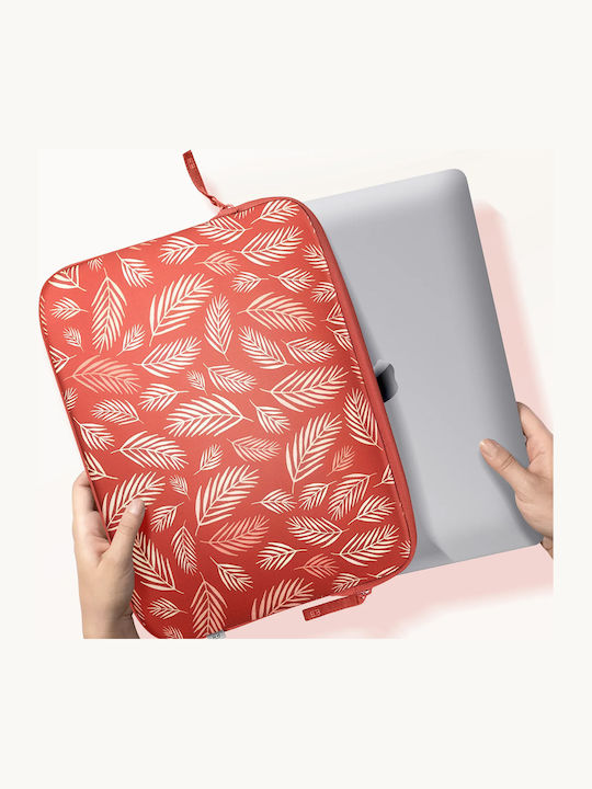 Mw Калъф Macbook Pro 13“/air 13” Basics Life Edition “botanic” Мотиви Червен