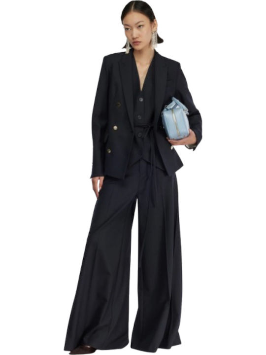 Semicouture Damen Blazer Navy Blue