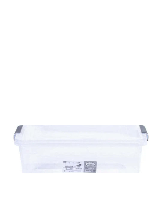 Violet Design Πλαστικό Κουτί Αποθήκευσης με Καπάκι 27x19x13cm