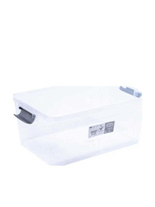 Violet Design Πλαστικό Κουτί Αποθήκευσης με Καπάκι 27x19x13cm