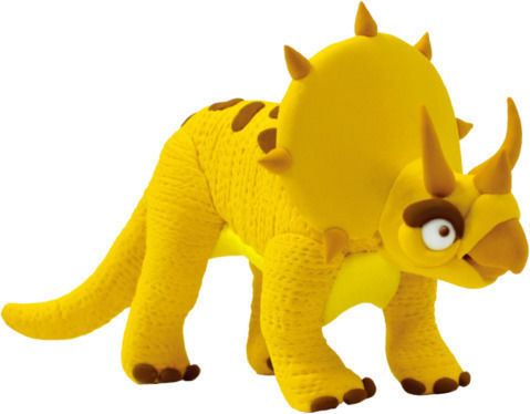 Jumping Clay Triceratops Kinder Ton Mehrfarbigs 38gr C2-5