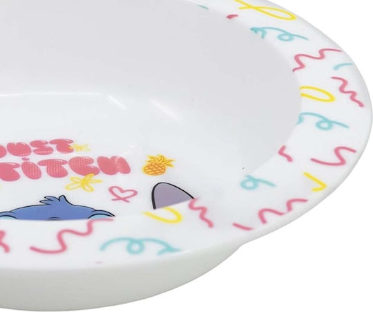 Disney Παιδικό Μπωλ Φαγητού Palms Collection από Πλαστικό Λευκό