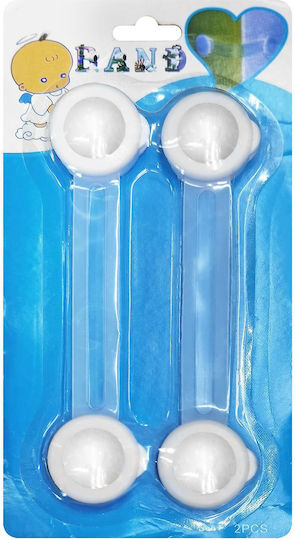 HOMie Cabinet & Drawer Lock made of Plastic Transparent 2pcs