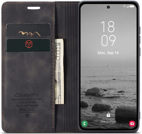 Caseme Портмоне Изкуствена кожа Черен (Galaxy A54)