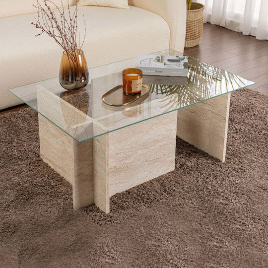 Central Coffee Table Vetrino Travertine