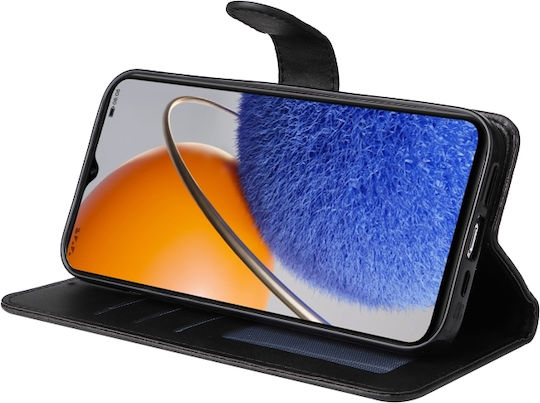 Huawei Wallet Δερματίνης Μαύρο (Huawei Nova Y61)