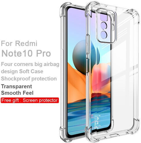 Imak Shockproof Back Cover Σιλικόνης Διάφανο (Poco X3 GT)
