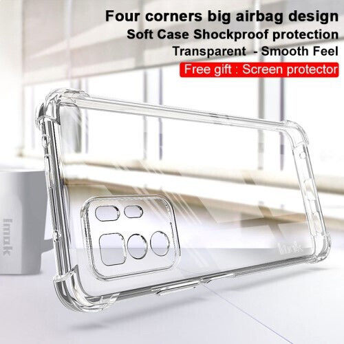 Imak Shockproof Back Cover Σιλικόνης Διάφανο (Poco X3 GT)