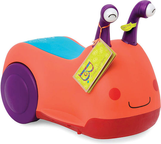 Battat Snail Ride On With Sounds Orange