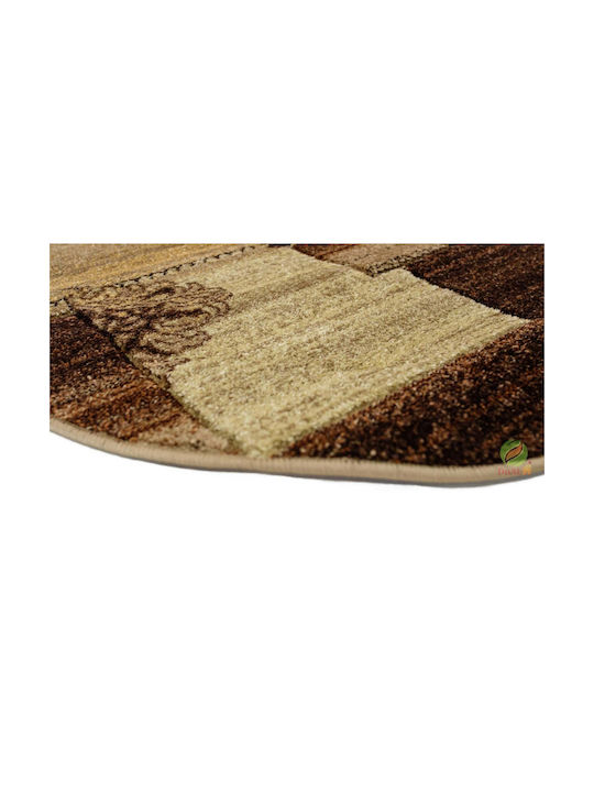 Rutschfest Teppich Rechteckig Synthetisch,Polyester/Cotton/Leather Brown