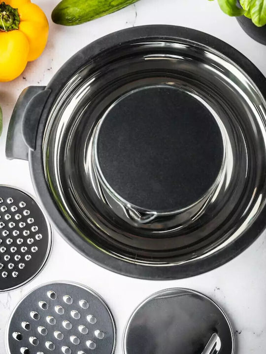KING Hoff Inox Salad Bowl Silver