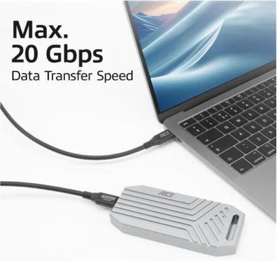 Act Ac7421 Cable Usb C M To Usb C M 1m 240w Black