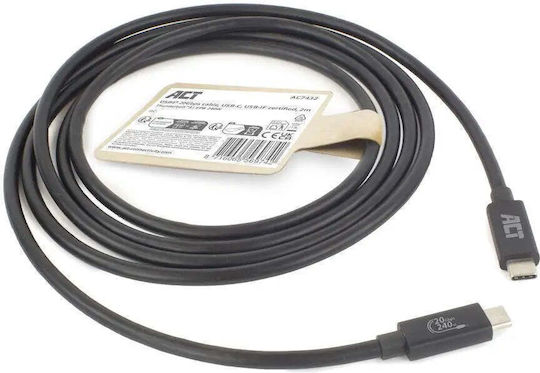Act Cable USB-C USB-C 2 m USB4 20Gbps 240W USB-IF Certified