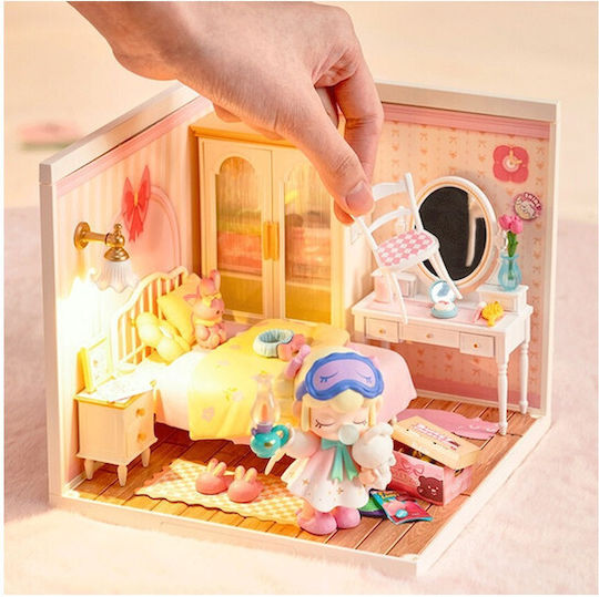 Rolife Παιχνίδι Κατασκευών Ξύλινo Lovely Pink Bedroom with LED για Παιδιά 8+ Ετών