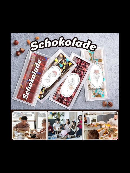 Mold Dubai Chocolate Set Stickers Φόρμα Ζαχαροπλαστικής από Σιλικόνη