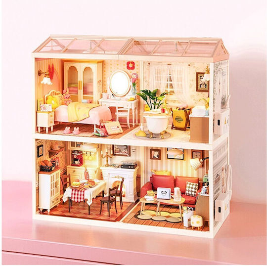 Rolife Παιχνίδι Κατασκευών Ξύλινo Lovely Pink Bedroom with LED για Παιδιά 8+ Ετών